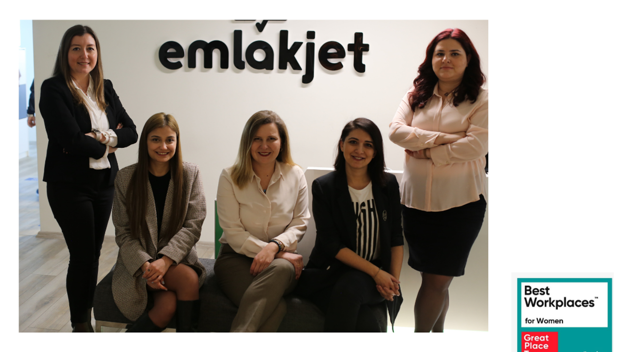 Emlakjet Türkiye’nin Kadınlar için En İyi İş Yerleri Arasında Seçildi