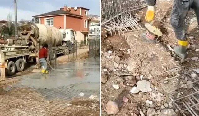 Binanın Temel Kirişine Beton Yerine Toprak!