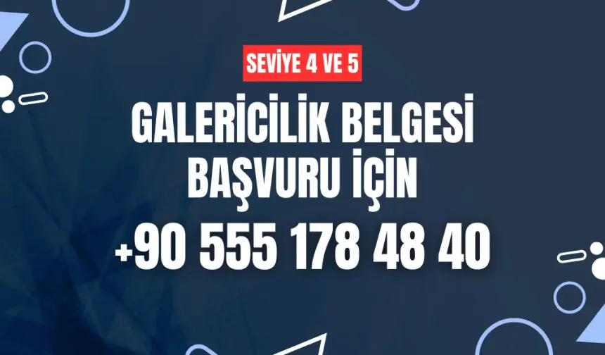 Galeri Belgesi Nasıl Alınır?